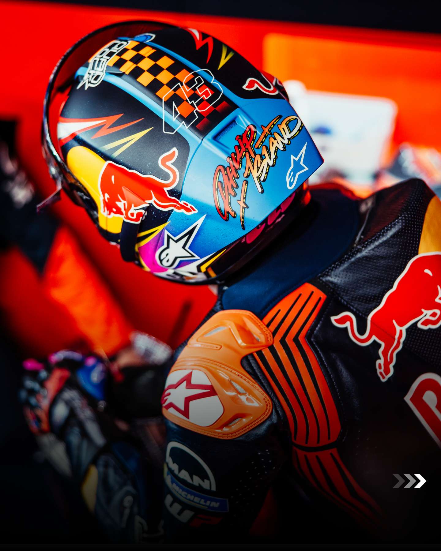 In the lead-up to Jack Miller's home MotoGP at the iconic Phillip Island circuit, Owlpine Group was tasked with creating a dedicated capsule range that supported Jack’s brief of a timeless design and love of vintage motocross wear.